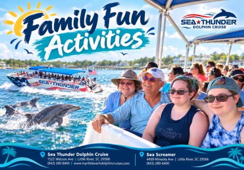 Family Fun Activities - Myrtle Beach Dolphin Cruises Family Fun Activities